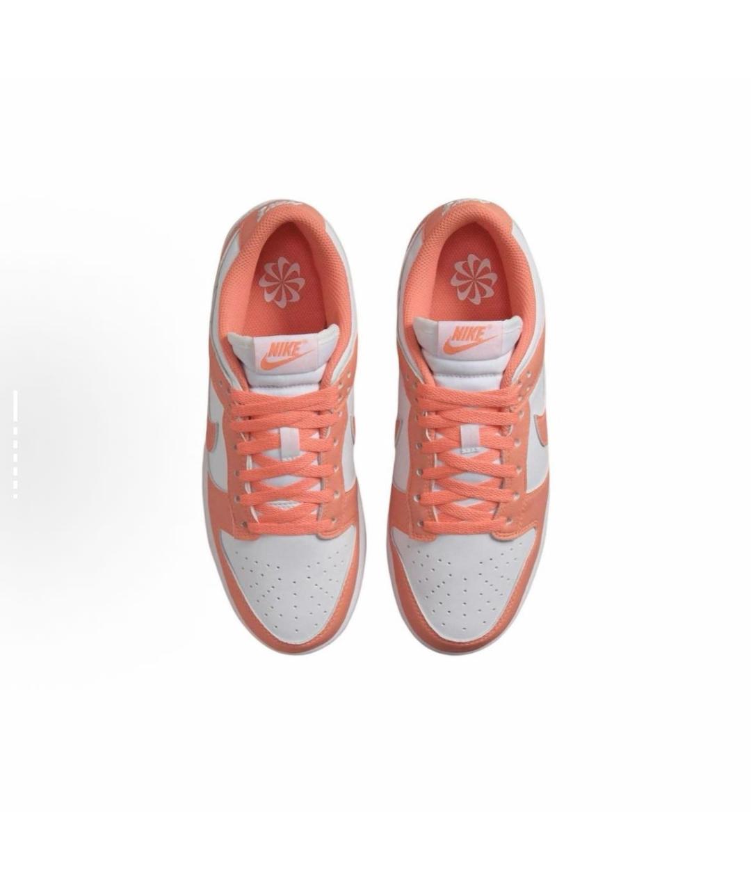 NIKE Коралловые кожаные кроссовки, фото 3