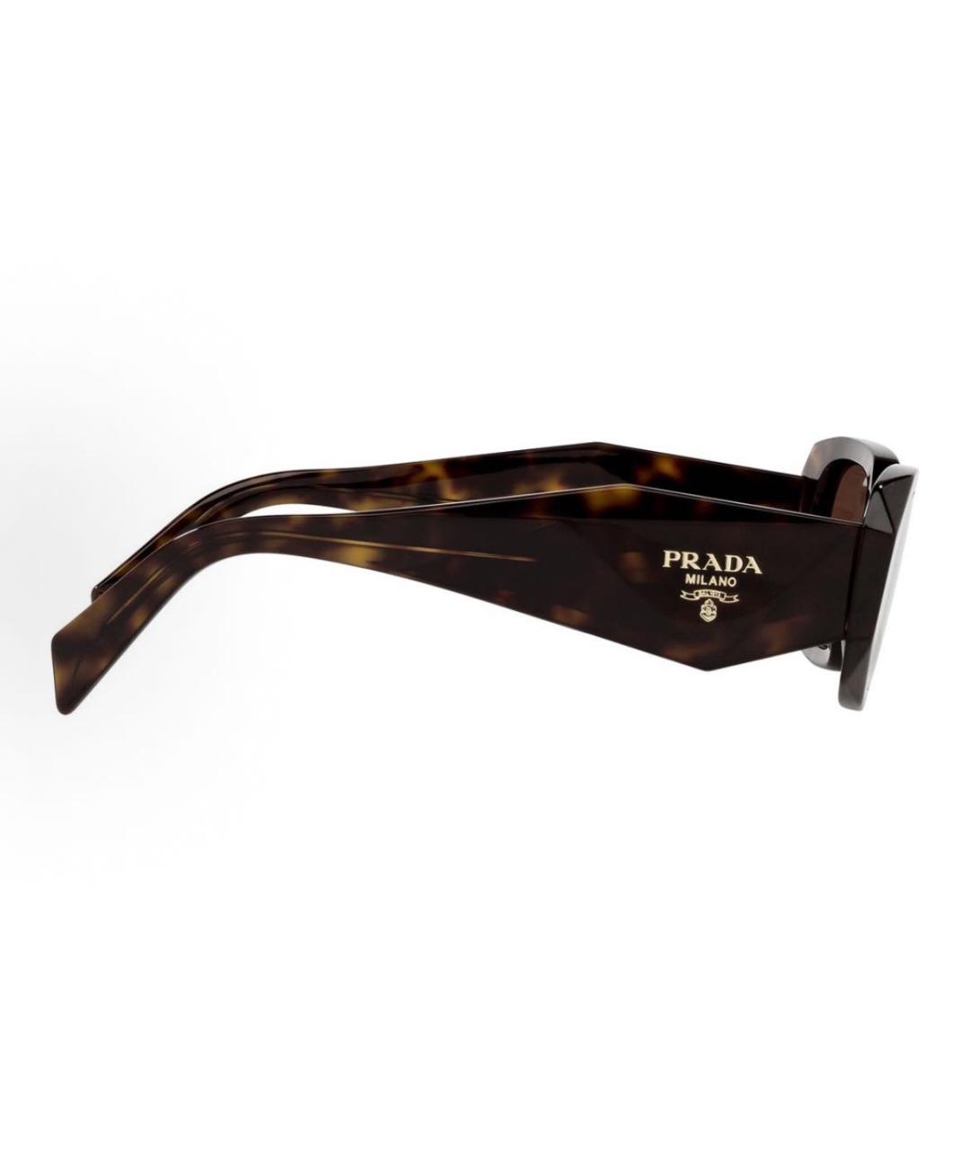 PRADA Коричневые солнцезащитные очки, фото 4