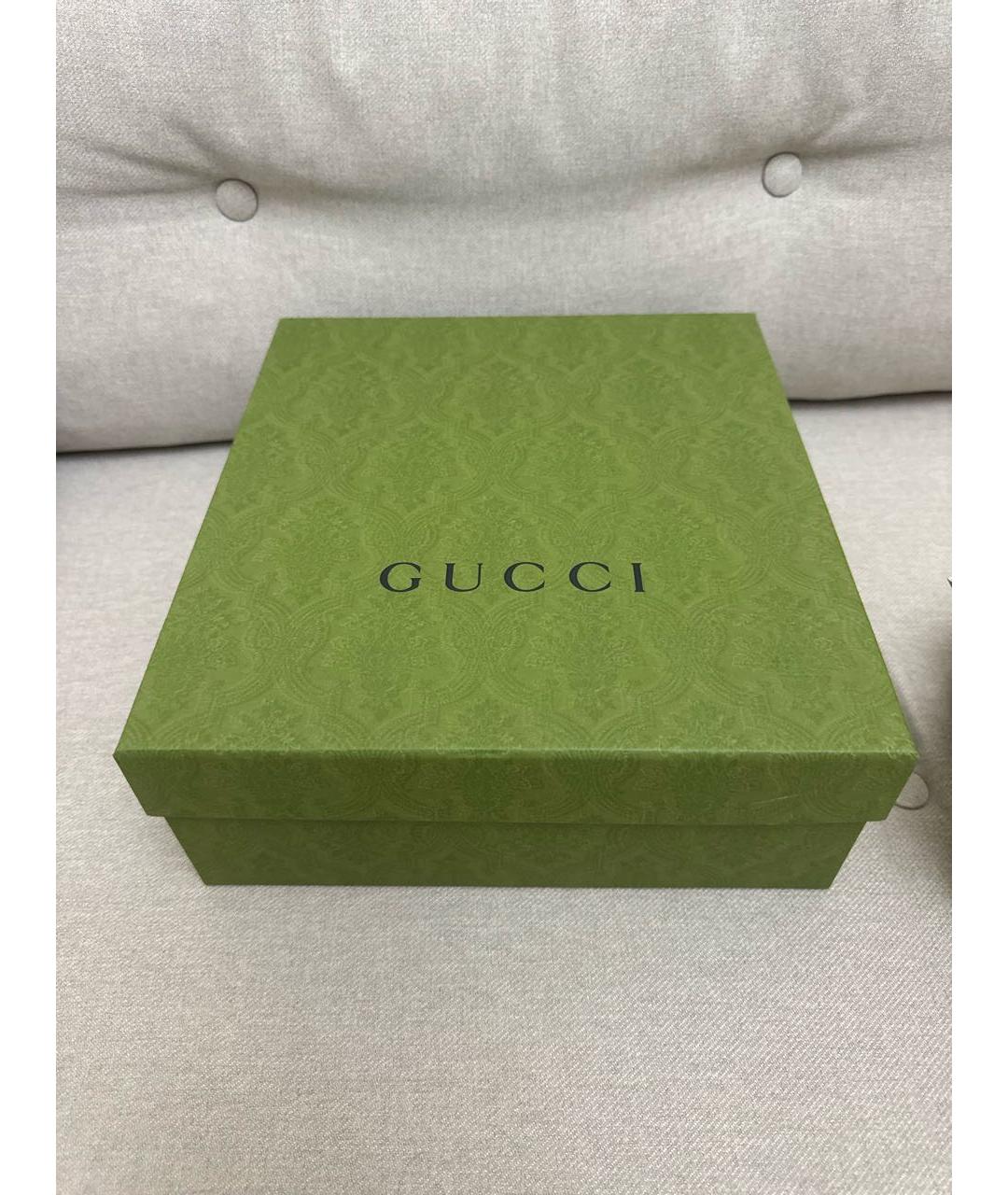 GUCCI Бежевые кожаные босоножки, фото 6
