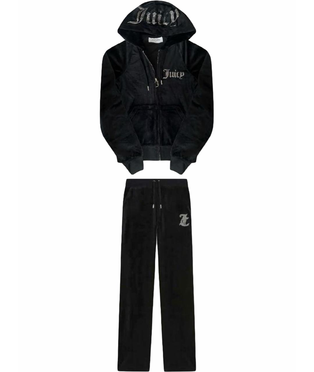 JUICY COUTURE Черный полиэстеровый спортивные костюмы, фото 1