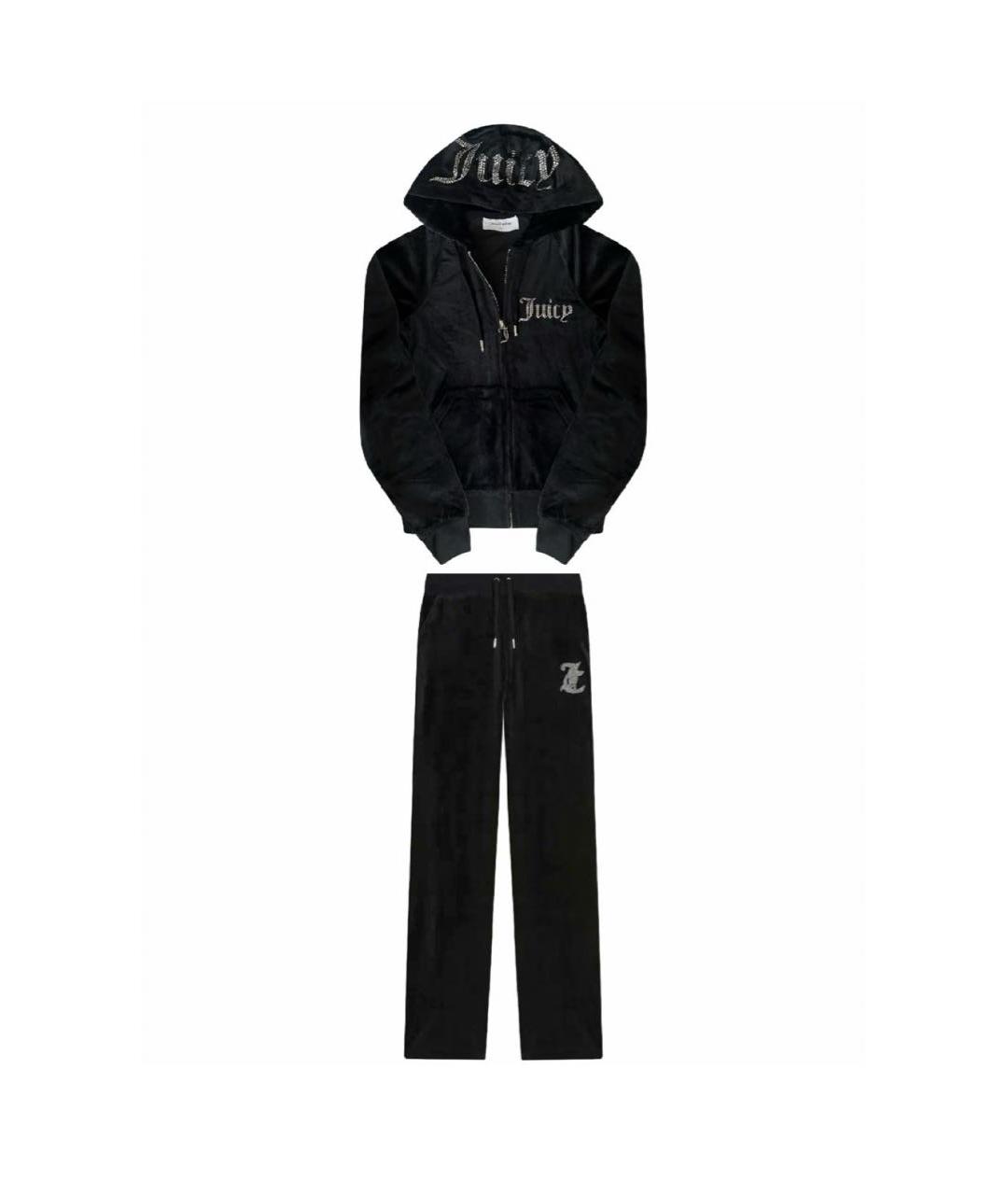 JUICY COUTURE Черный полиэстеровый спортивные костюмы, фото 9