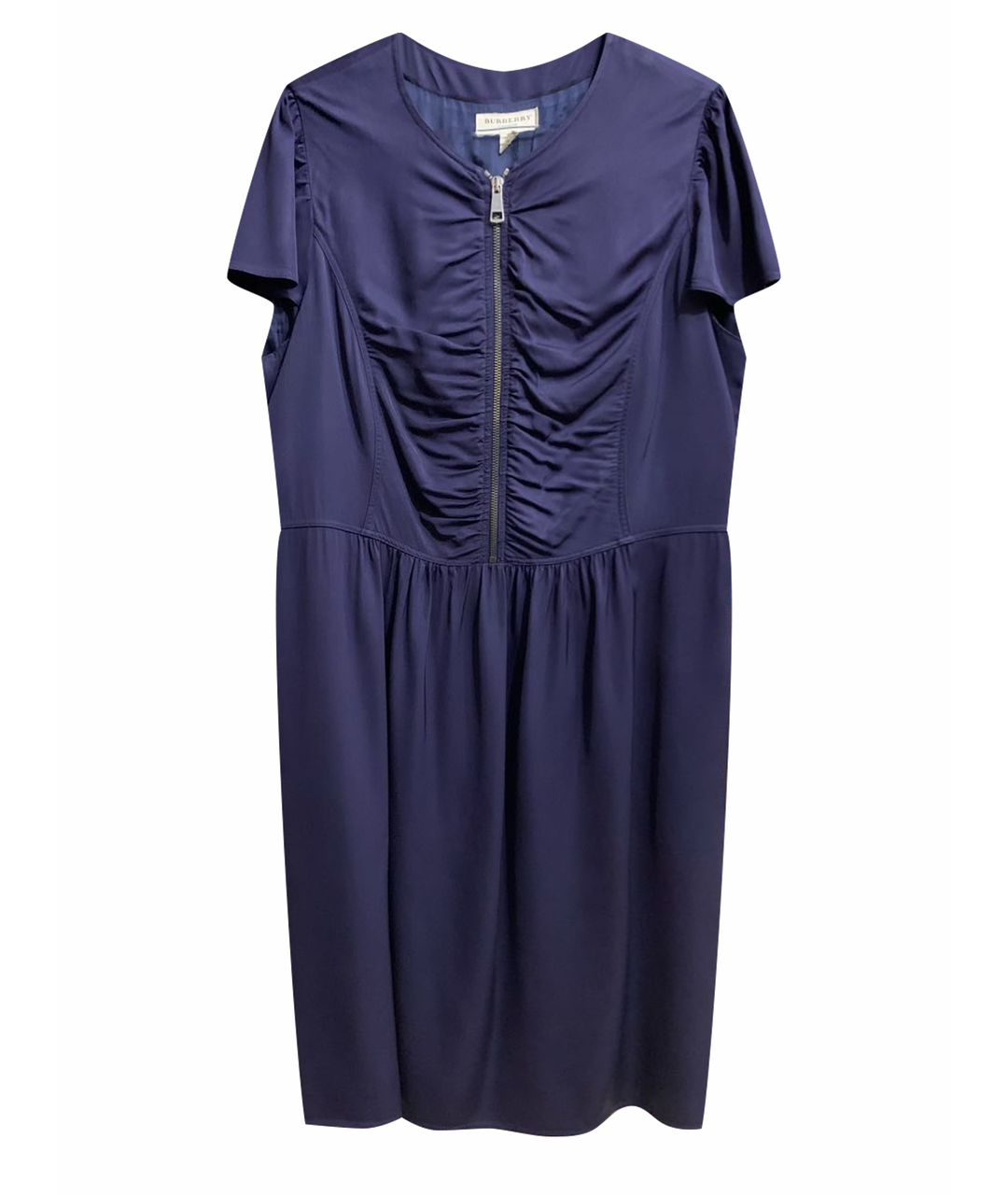BURBERRY LONDON Темно-синее полиэстеровое платье, фото 1