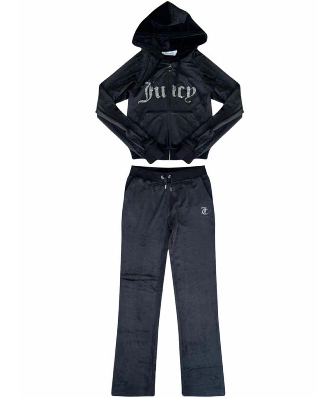 JUICY COUTURE Черный полиэстеровый спортивные костюмы, фото 1