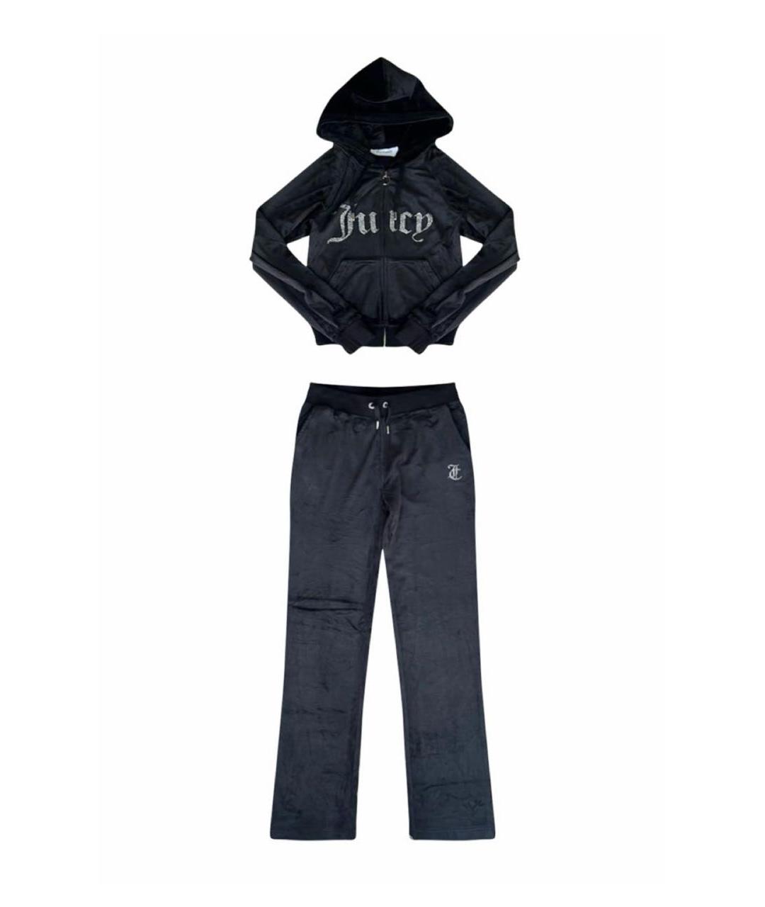 JUICY COUTURE Черный полиэстеровый спортивные костюмы, фото 9