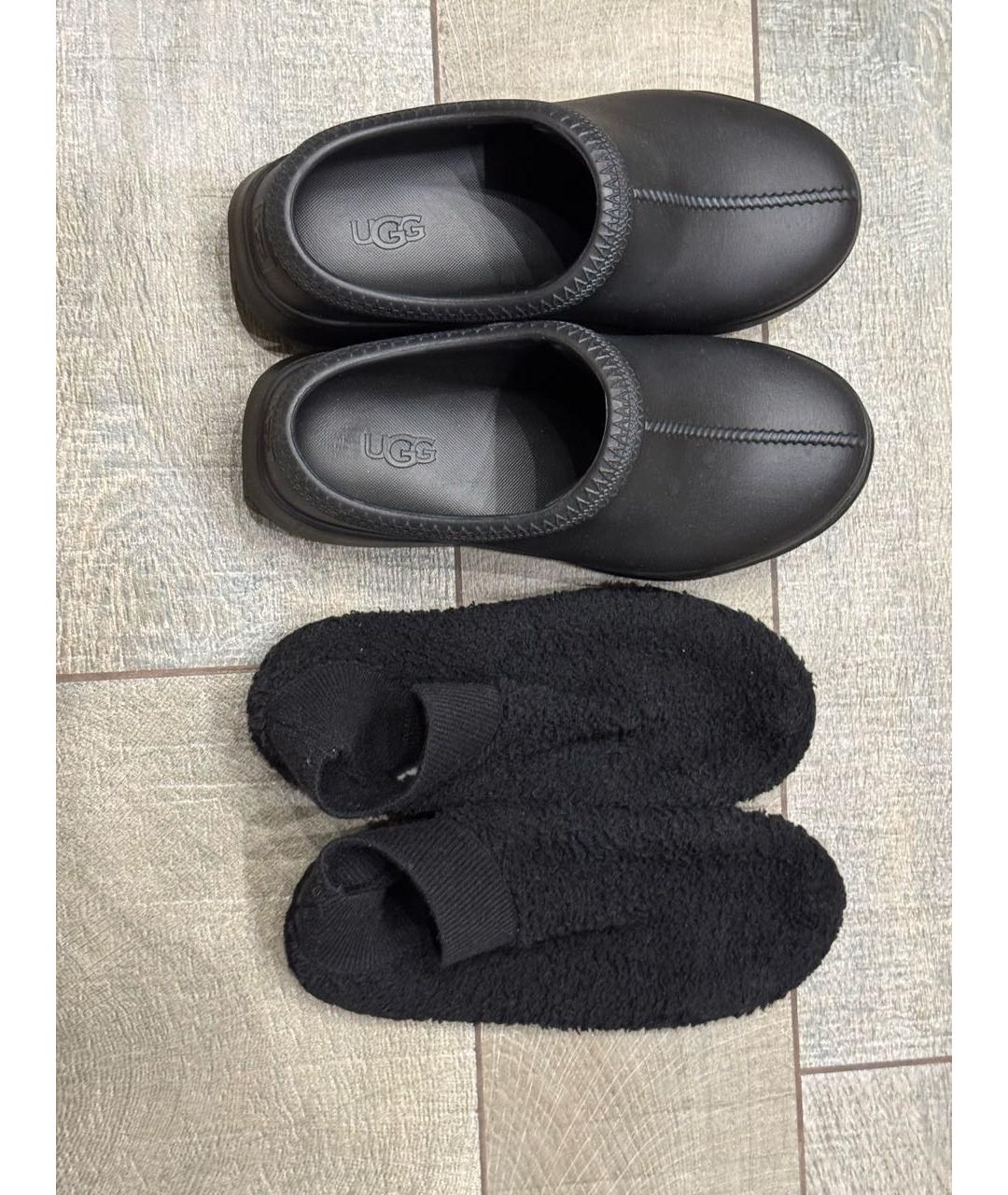 UGG AUSTRALIA Черные резиновые ботильоны, фото 3