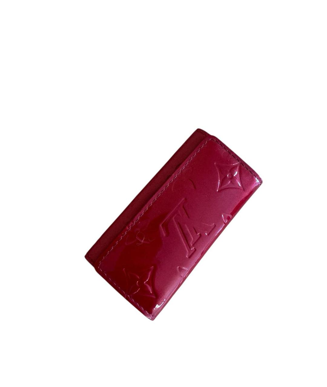 LOUIS VUITTON Бордовая ключница, фото 8