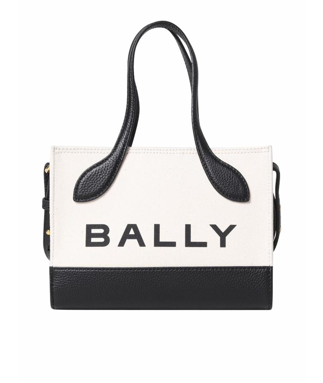 BALLY Бежевая тканевая сумка тоут, фото 1