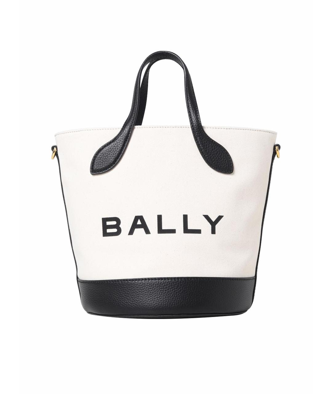 BALLY Бежевая тканевая сумка тоут, фото 1