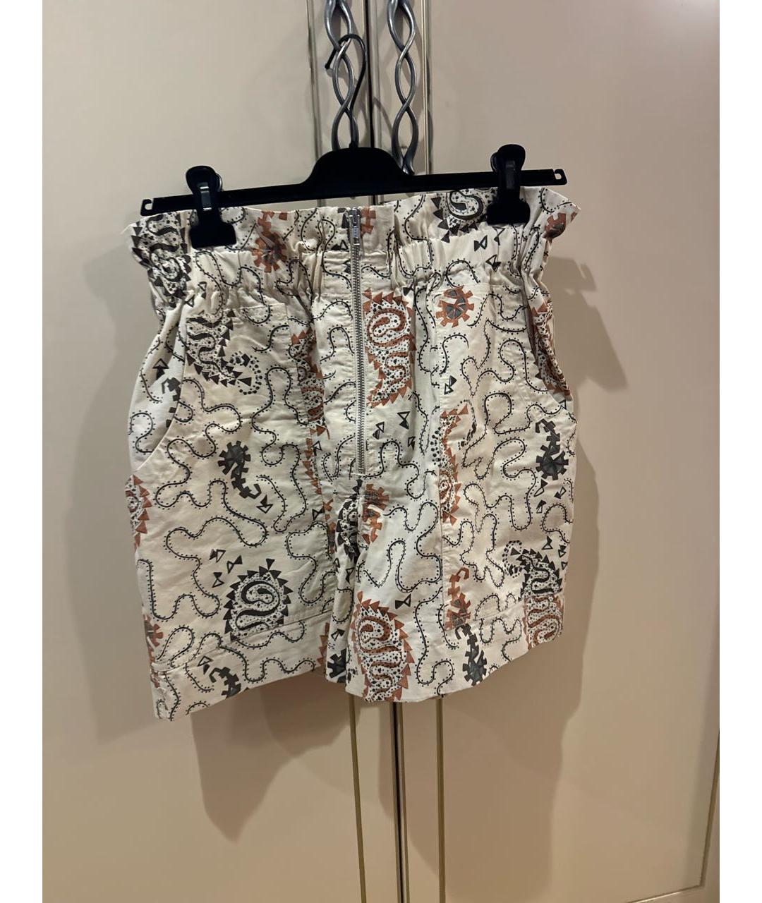 ISABEL MARANT ETOILE Бежевые хлопковые шорты, фото 9
