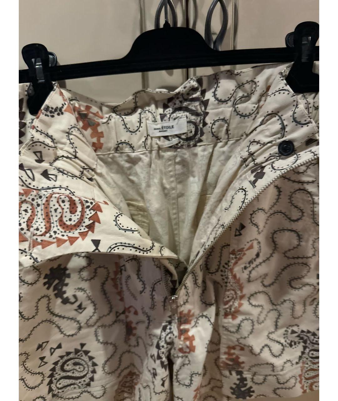 ISABEL MARANT ETOILE Бежевые хлопковые шорты, фото 3