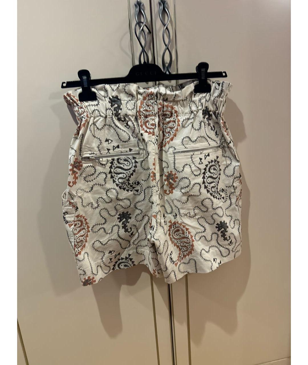 ISABEL MARANT ETOILE Бежевые хлопковые шорты, фото 2