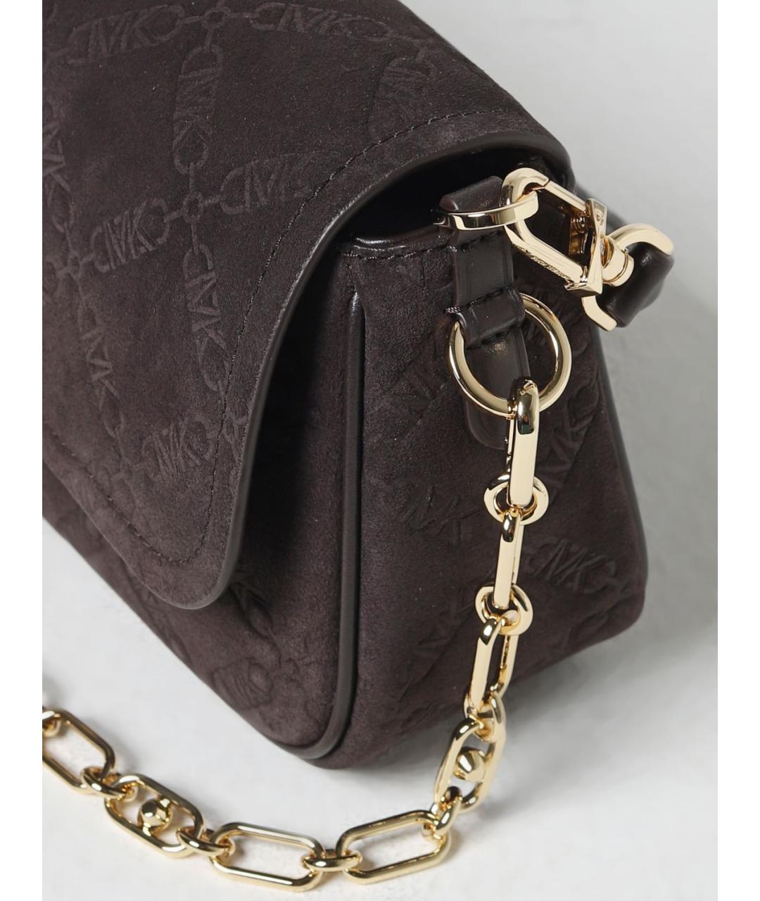 MICHAEL KORS Коричневая сумка через плечо, фото 3