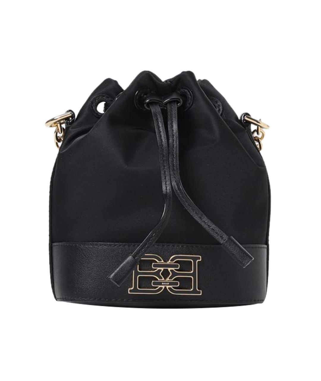 BALLY Черная тканевая сумка тоут, фото 1