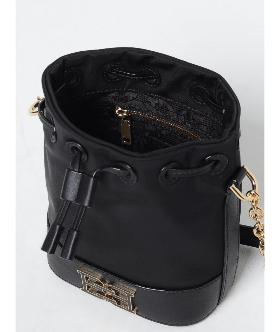 BALLY Черная тканевая сумка тоут, фото 4