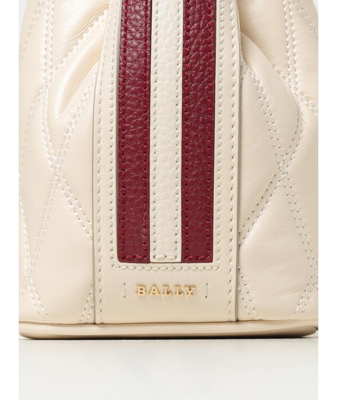 BALLY Бежевая кожаная сумка тоут, фото 3