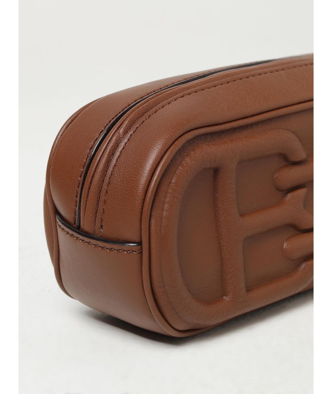 BALLY Коричневая кожаная поясная сумка, фото 3