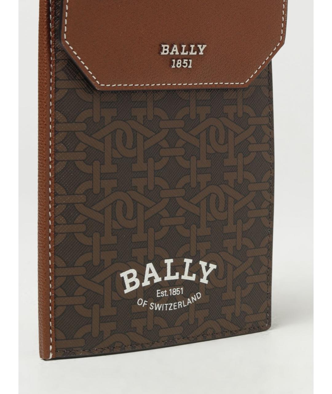 BALLY Коричневый кошелек, фото 3
