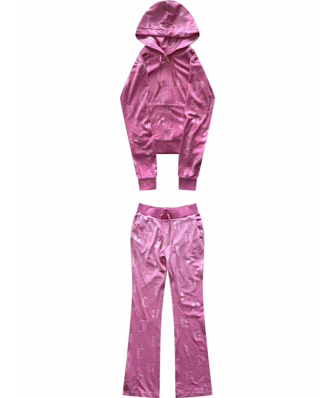 JUICY COUTURE Розовый полиэстеровый спортивные костюмы, фото 1