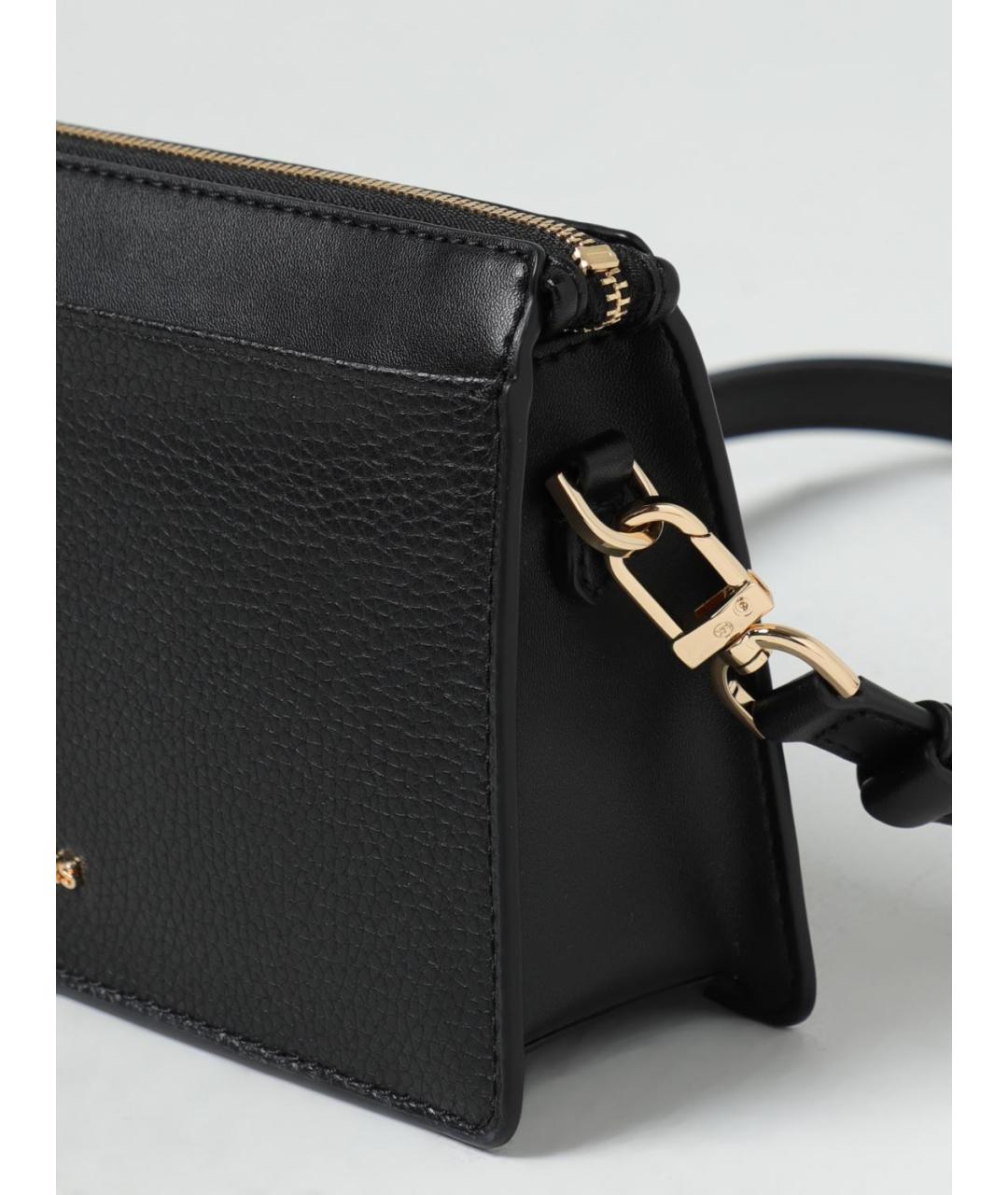 MICHAEL KORS Черная кожаная сумка через плечо, фото 3