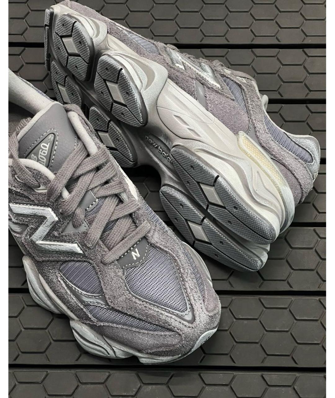 NEW BALANCE Антрацитовые замшевые кроссовки, фото 5