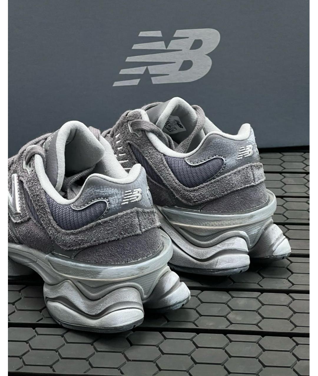 NEW BALANCE Антрацитовые замшевые кроссовки, фото 6