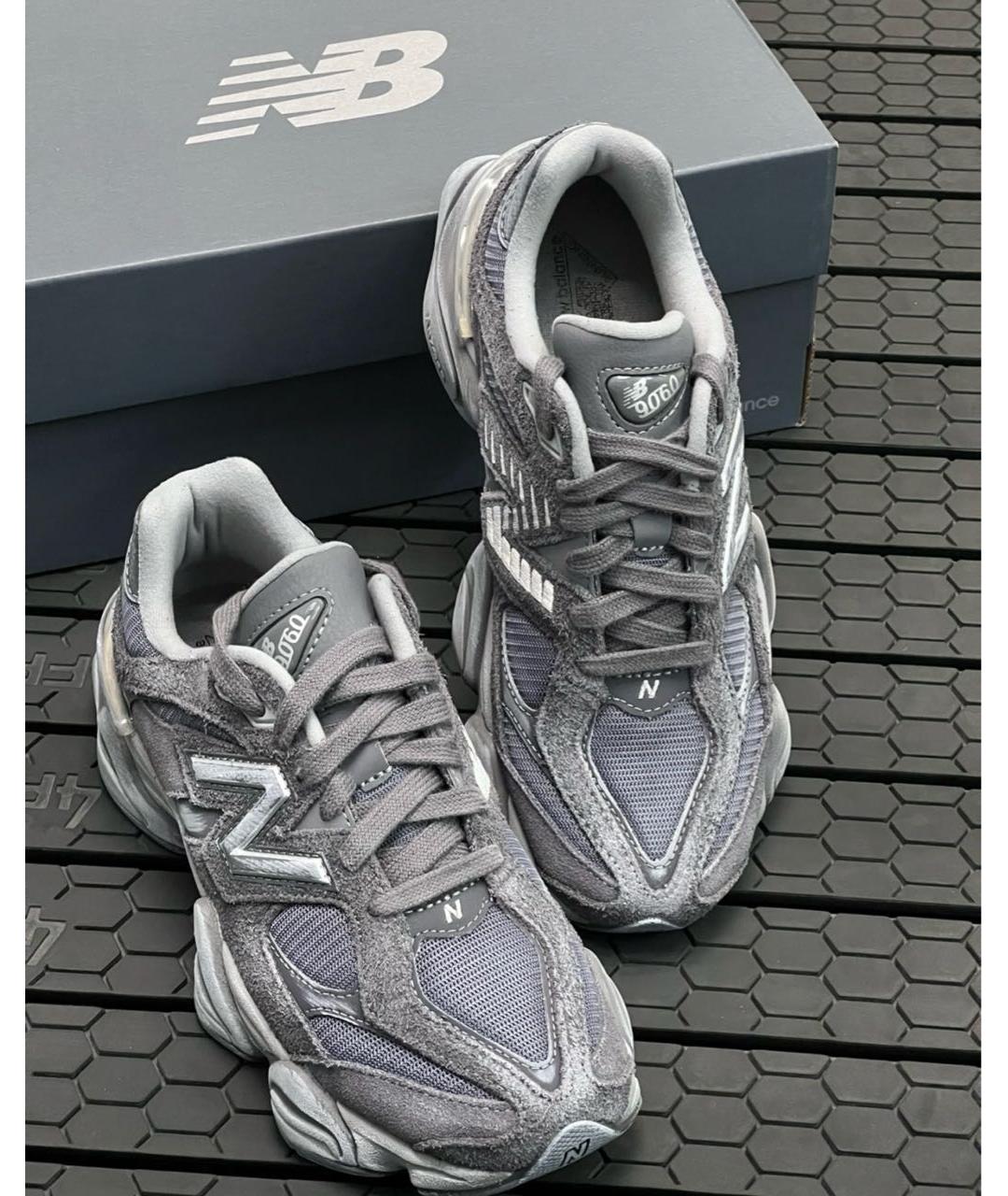 NEW BALANCE Антрацитовые замшевые кроссовки, фото 2