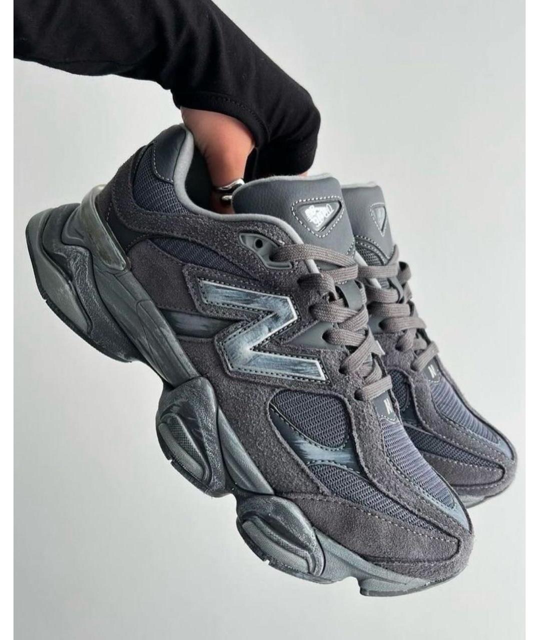 NEW BALANCE Антрацитовые замшевые кроссовки, фото 7
