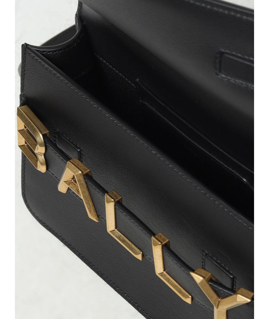 BALLY Черная кожаная сумка через плечо, фото 4