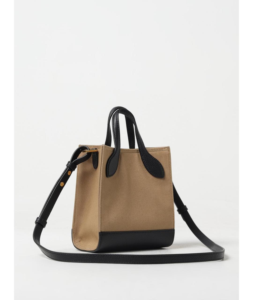 BALLY Бежевая тканевая сумка тоут, фото 2