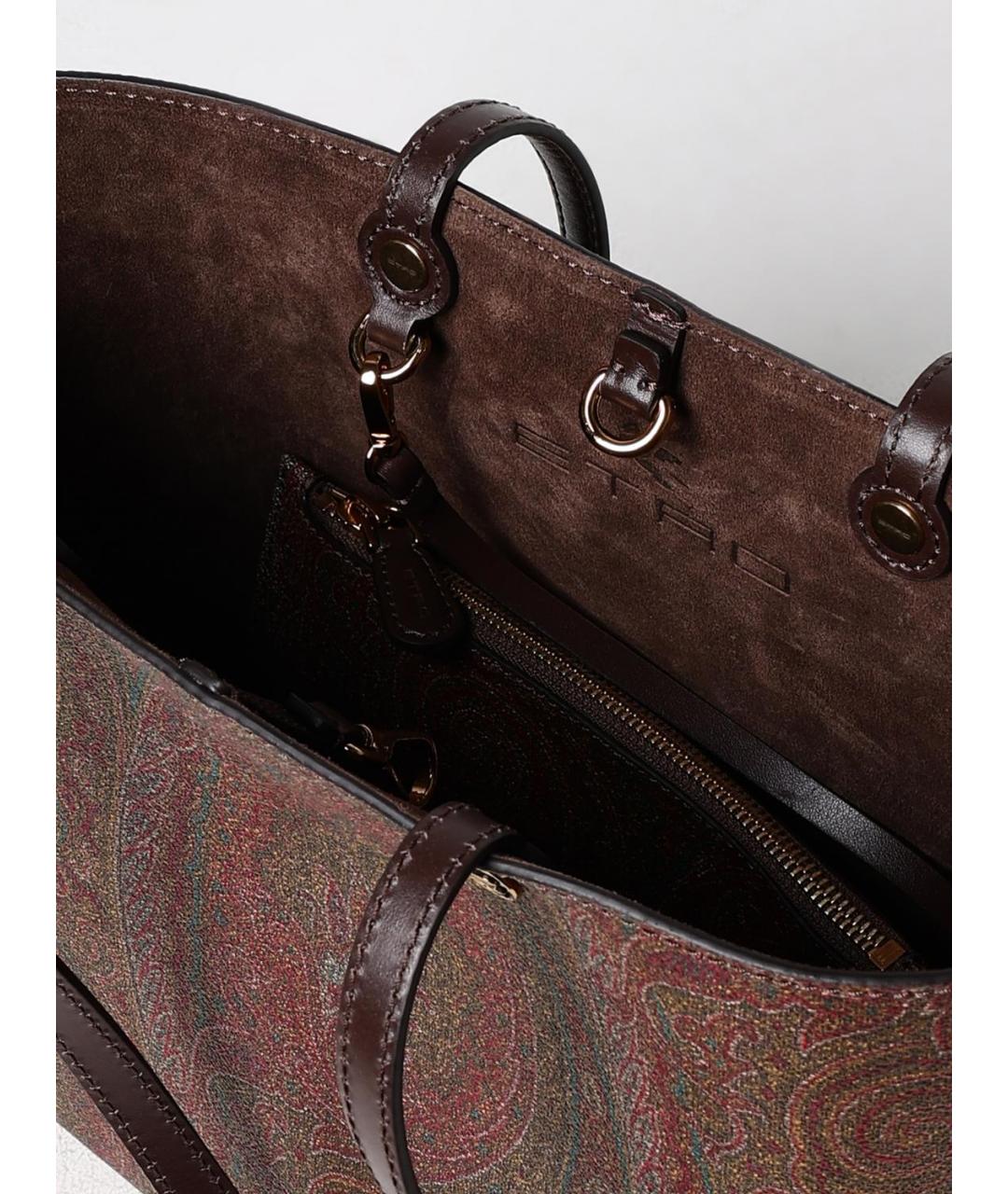ETRO Коричневая сумка тоут, фото 5