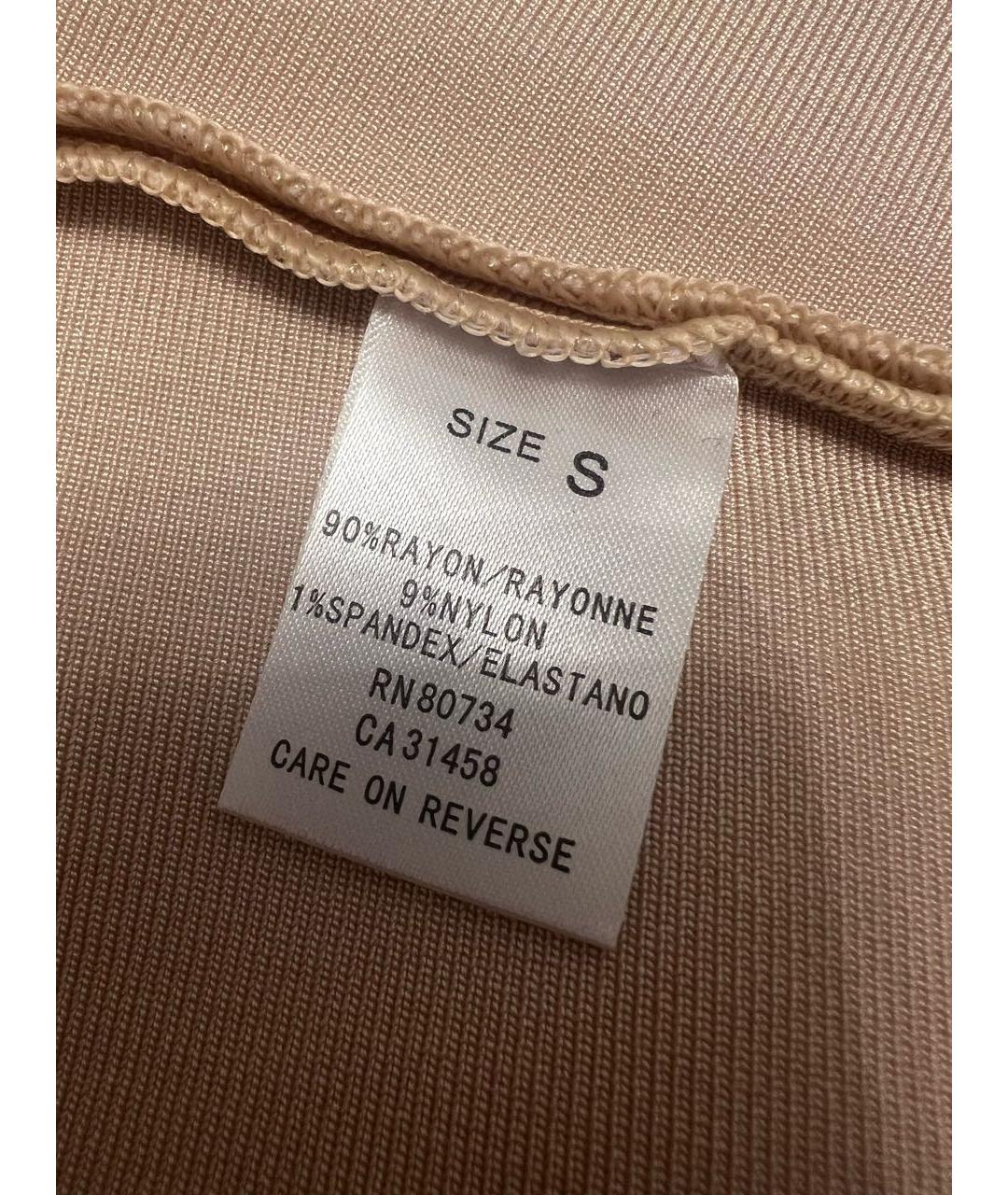 HERVE LEGER Бежевый корсет, фото 4