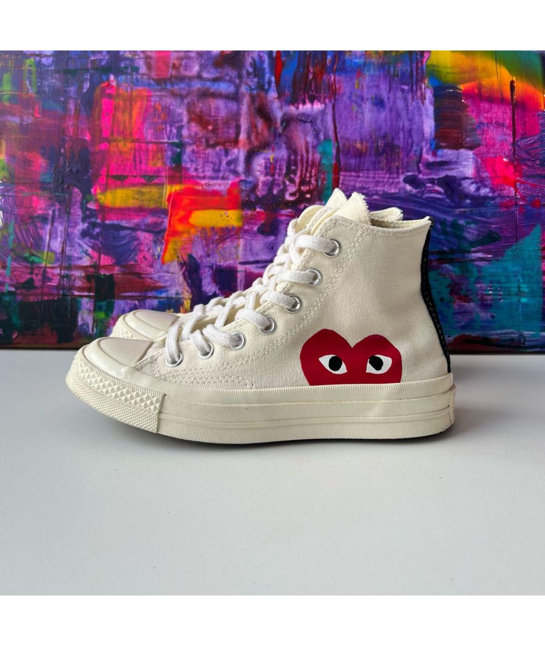 CONVERSE Бежевые текстильные кеды, фото 9