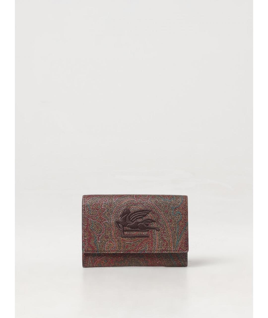 ETRO Коричневый кошелек, фото 4
