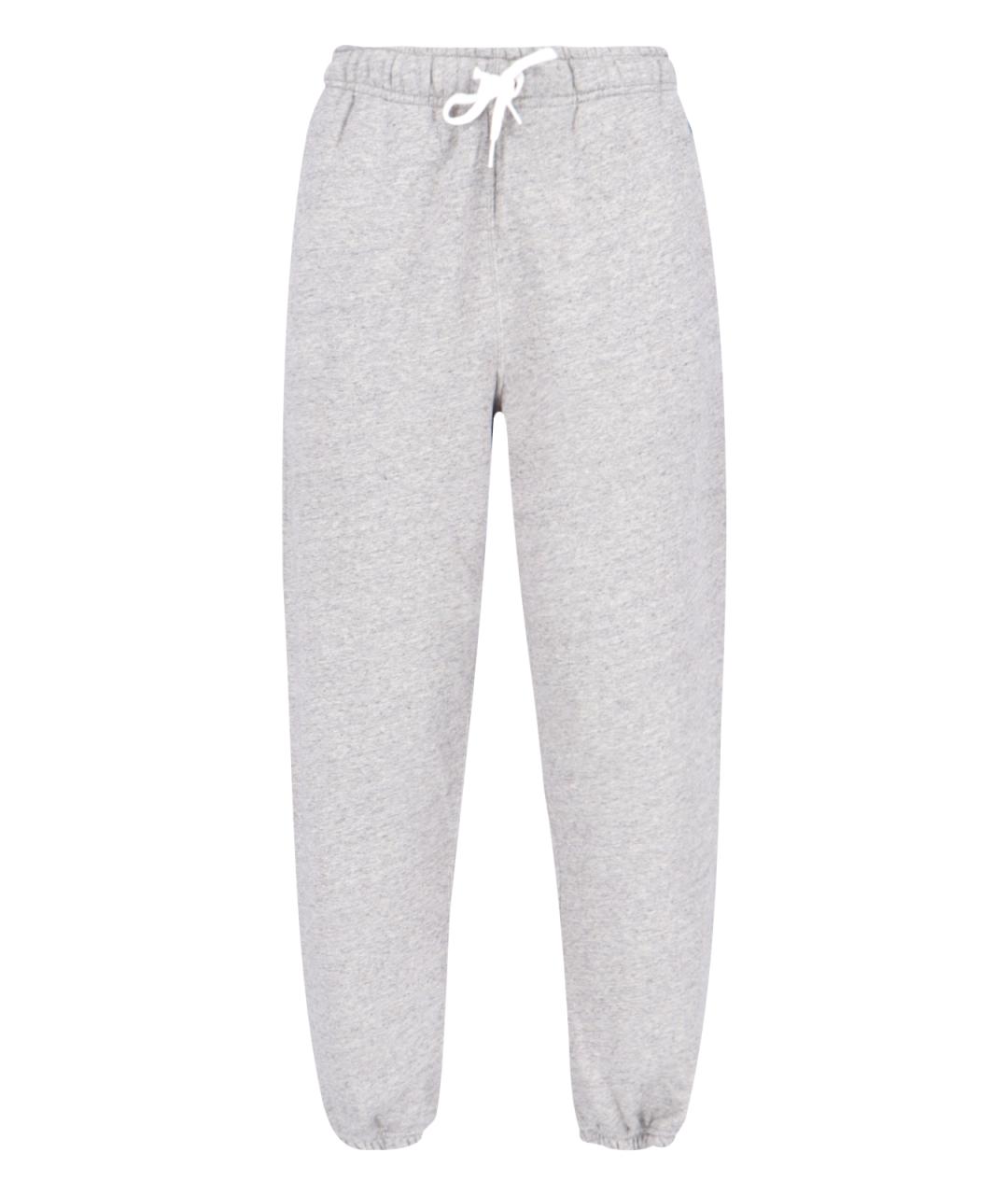 POLO RALPH LAUREN Серые хлопковые прямые брюки, фото 1