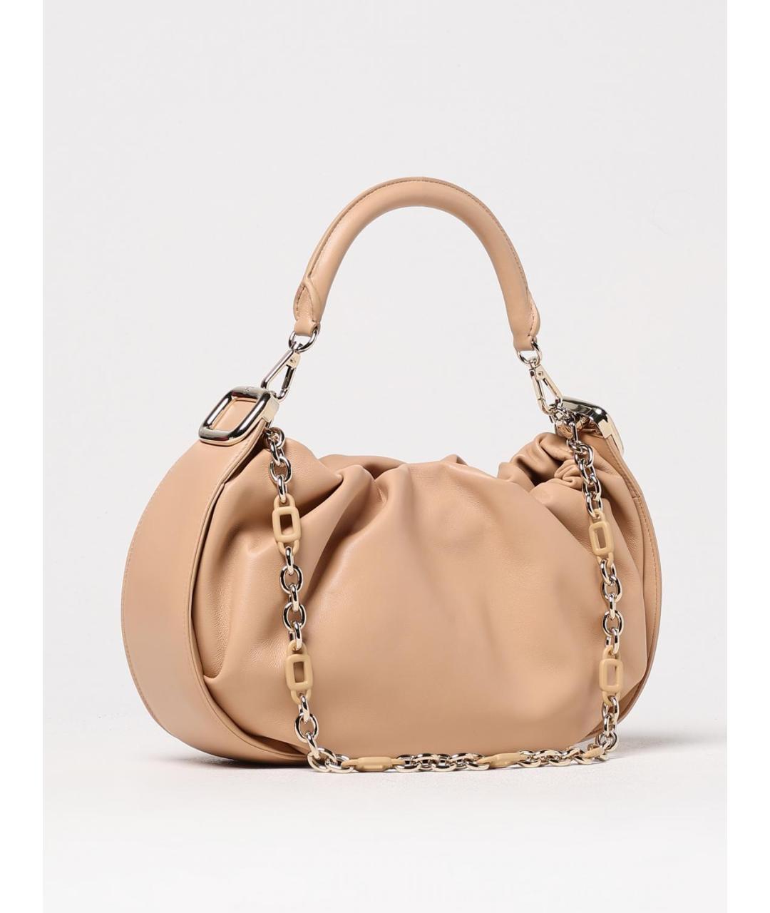 ROGER VIVIER Бежевая кожаная сумка через плечо, фото 3