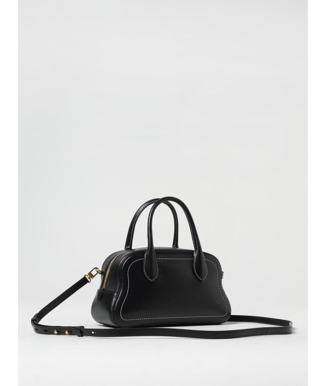 BALLY Черная кожаная сумка тоут, фото 2