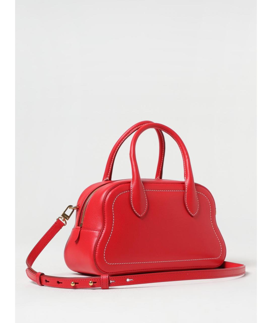 BALLY Красная кожаная сумка тоут, фото 2