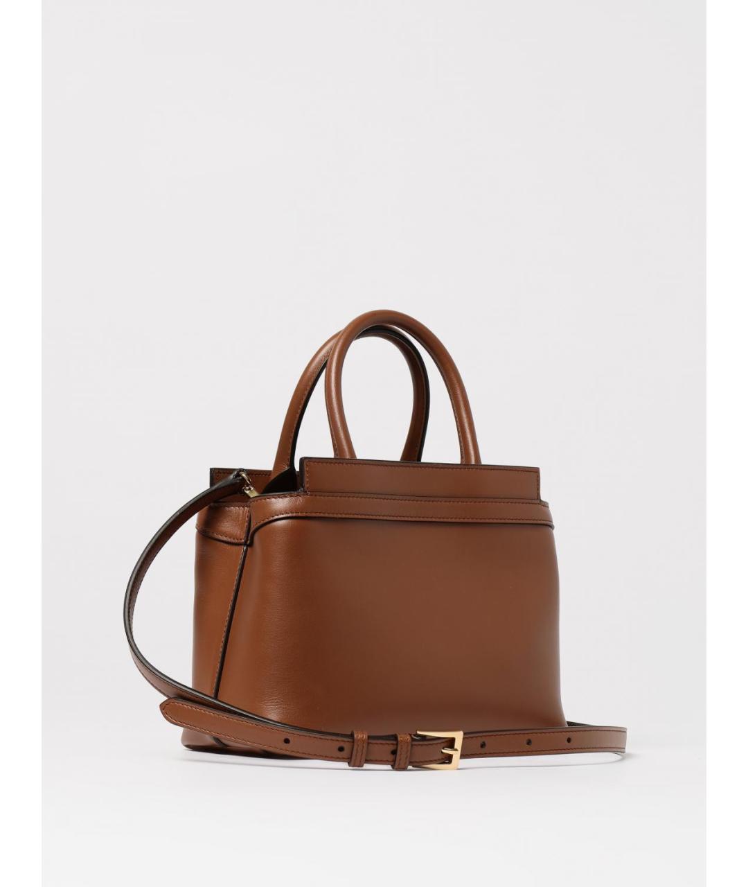 BALLY Коричневая кожаная сумка тоут, фото 3