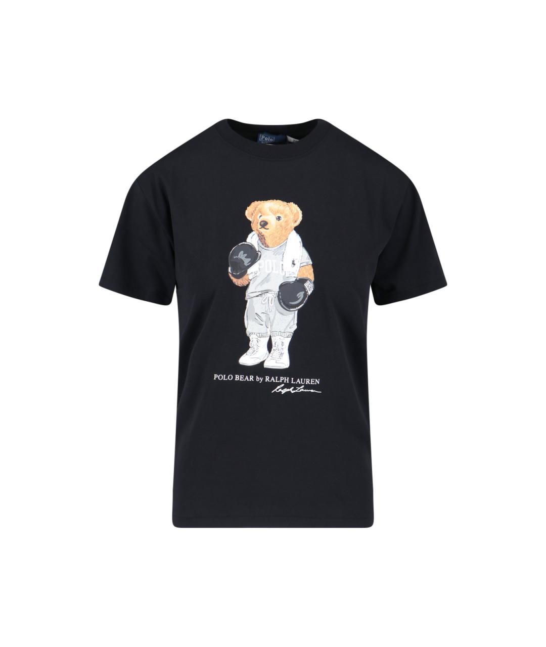 POLO RALPH LAUREN Черная хлопковая футболка, фото 1