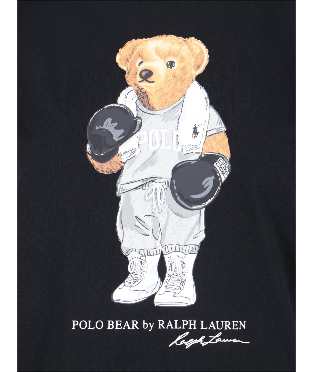 POLO RALPH LAUREN Черная хлопковая футболка, фото 3