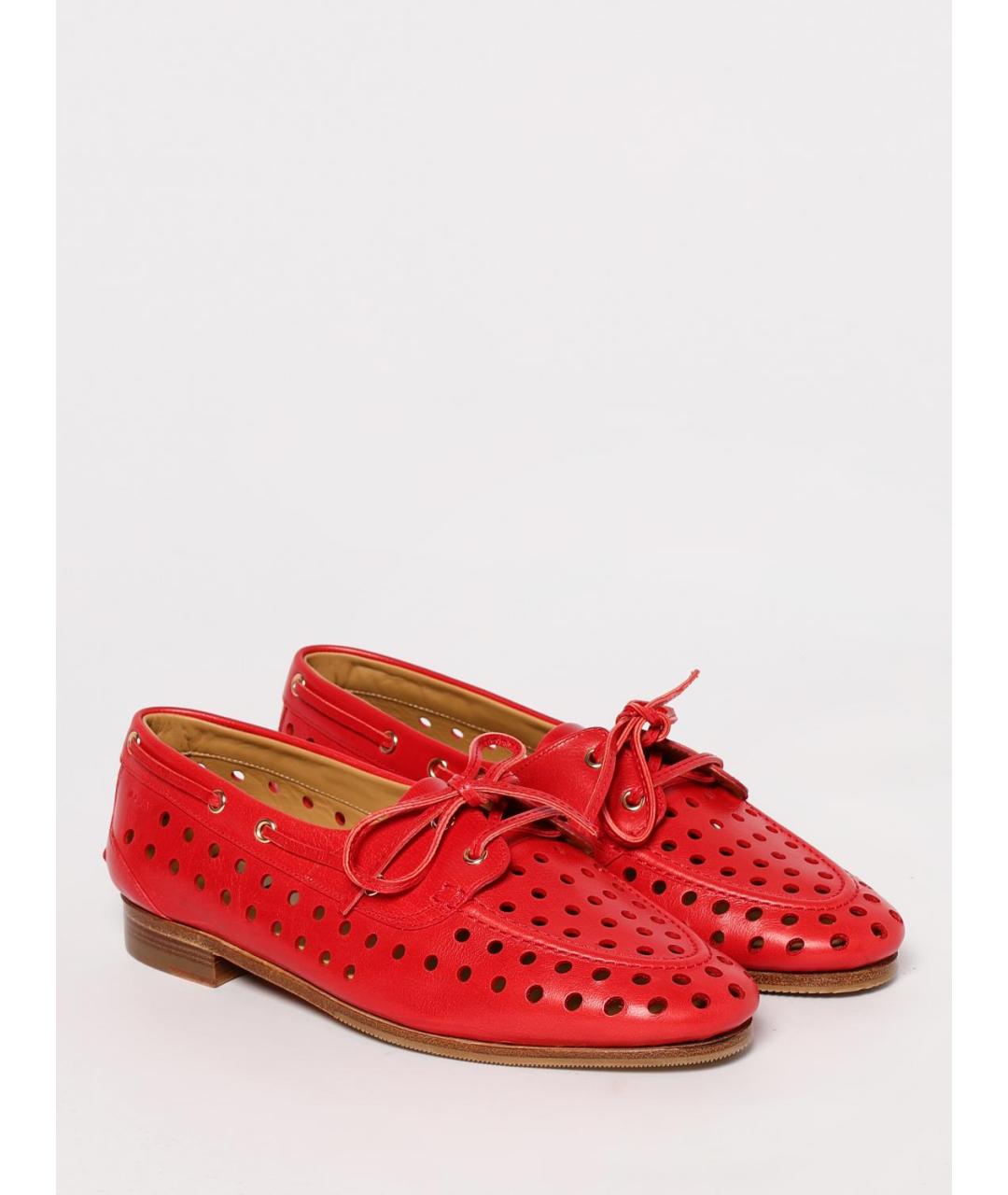 BALLY Красные лоферы, фото 2