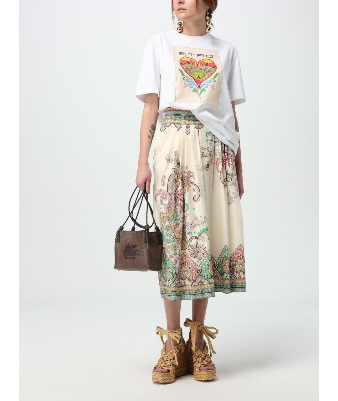 ETRO Коричневая сумка тоут, фото 5