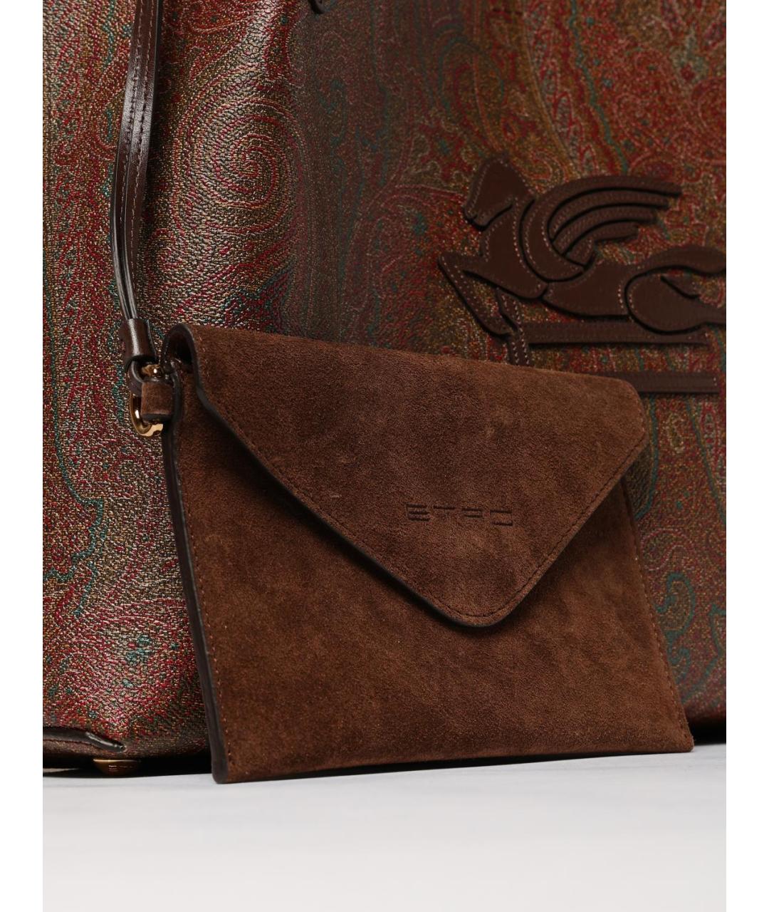 ETRO Коричневая сумка тоут, фото 4