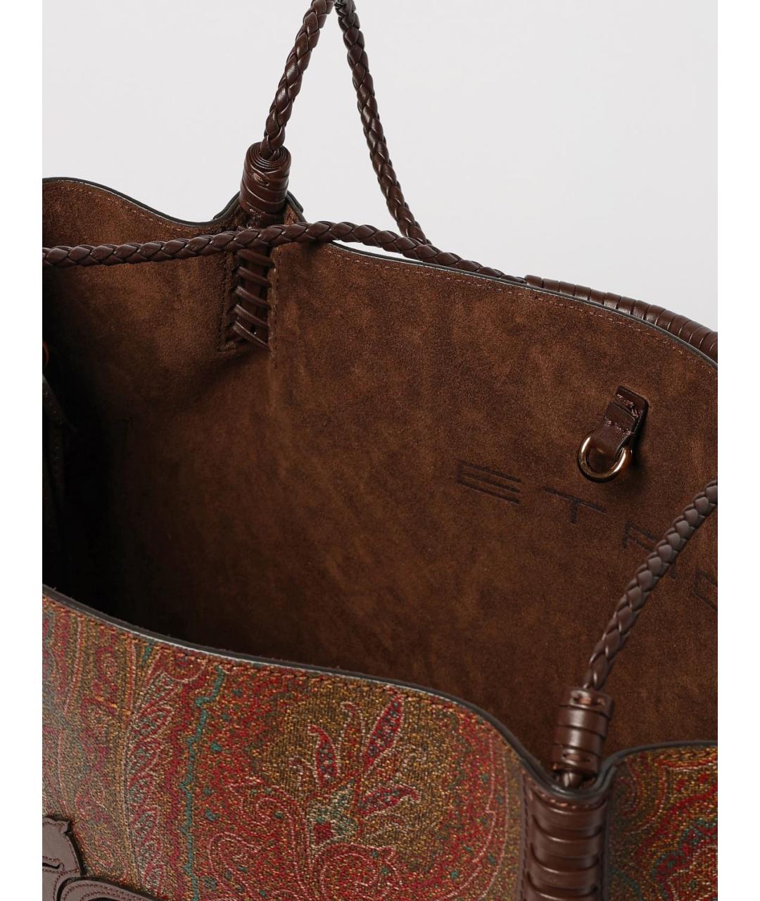 ETRO Коричневая сумка тоут, фото 5