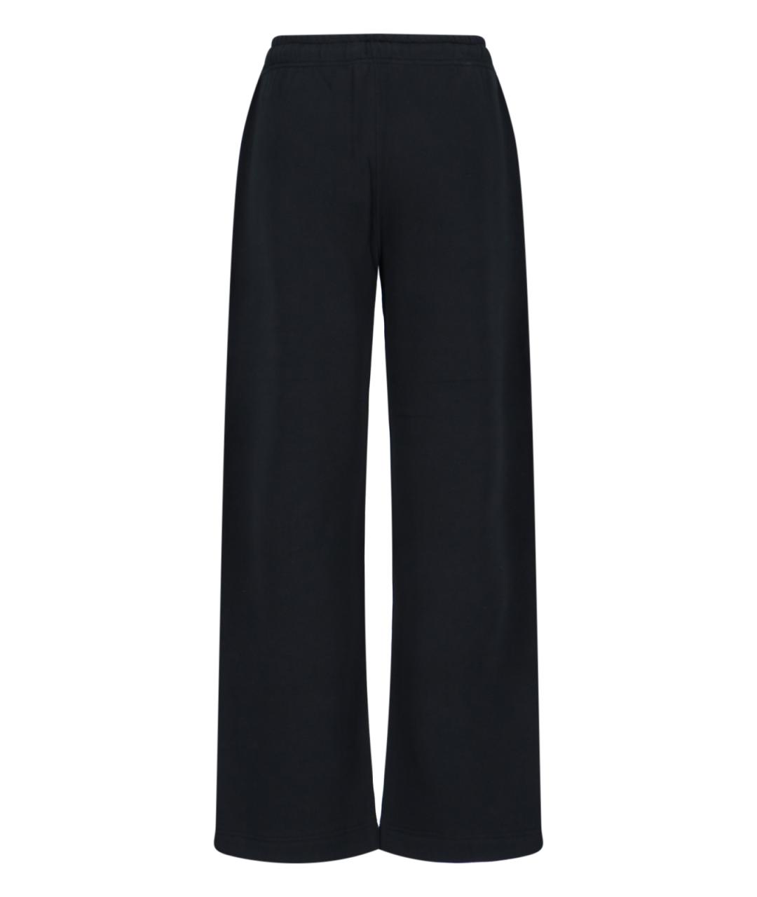 POLO RALPH LAUREN Черные хлопковые прямые брюки, фото 2