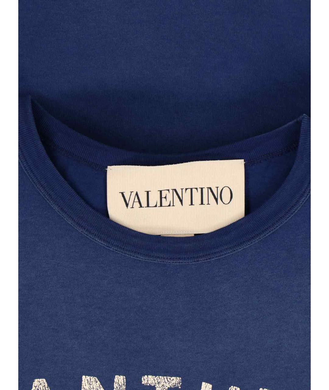 VALENTINO Синяя футболка, фото 3