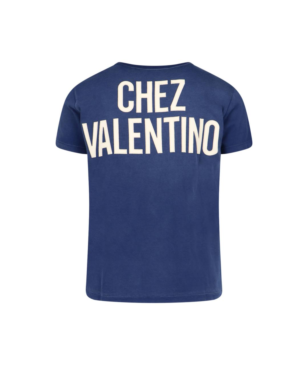 VALENTINO Синяя футболка, фото 2