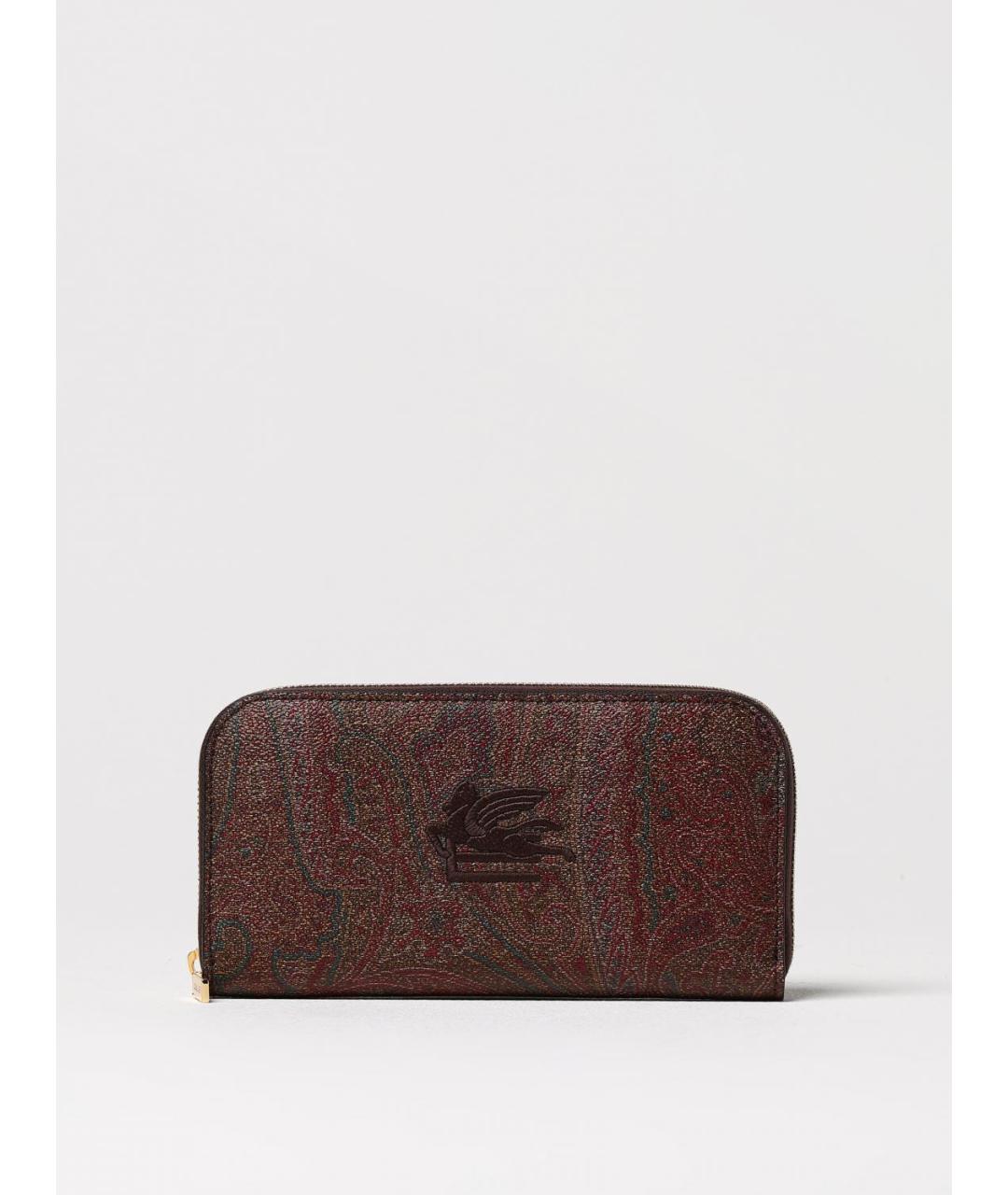 ETRO Коричневый кошелек, фото 5