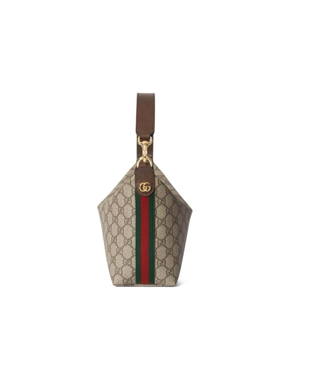 GUCCI Бежевая сумка с короткими ручками, фото 3
