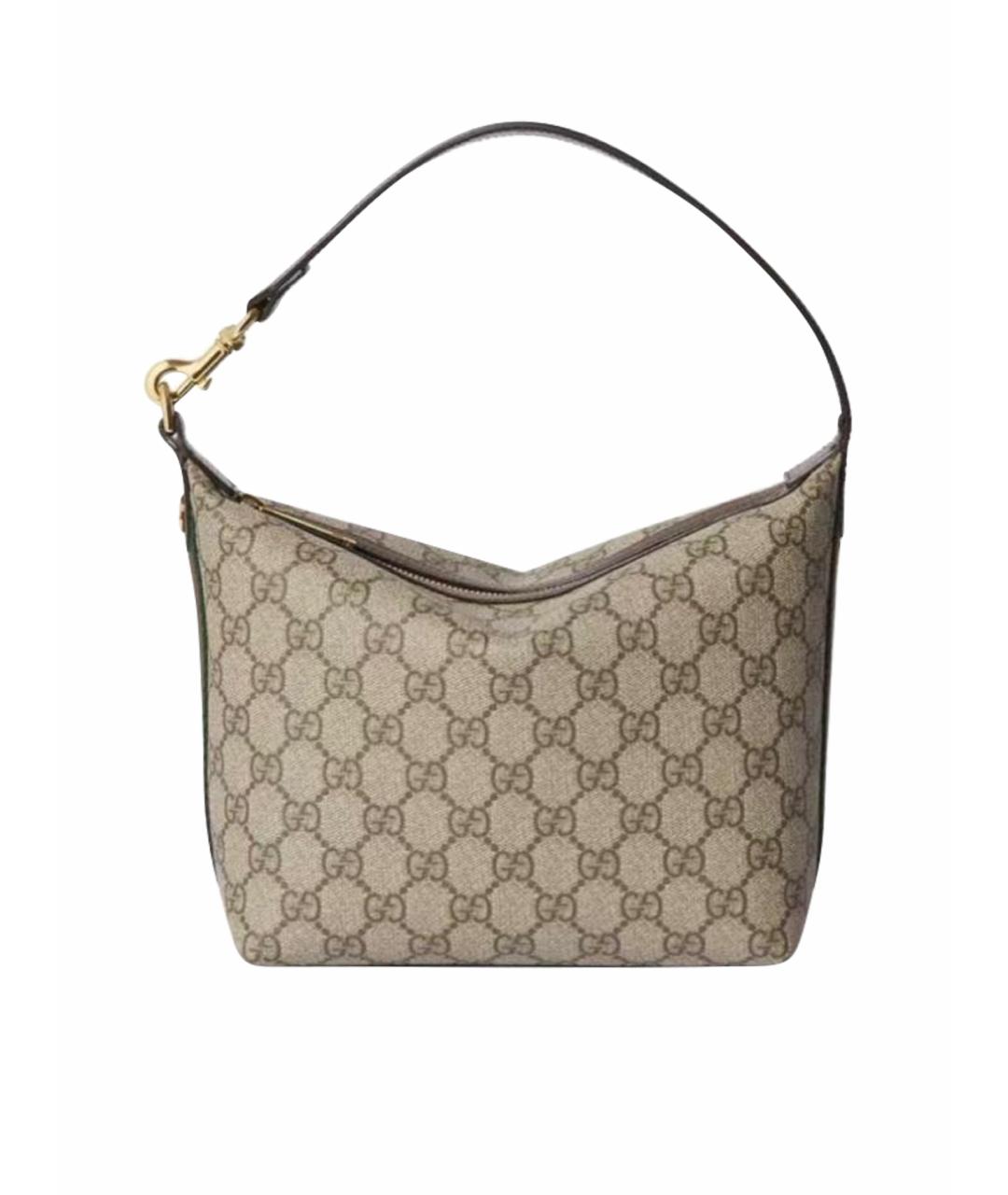 GUCCI Бежевая сумка с короткими ручками, фото 1